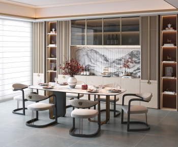 New Chinese Style Dining Room-ID:209654098