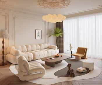 French Style A Living Room-ID:960339074