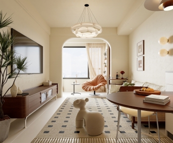 French Style A Living Room-ID:364228013