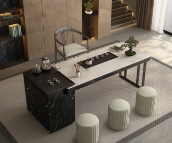 New Chinese Style Tea Tables And Chairs-ID:587286007