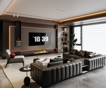 Modern A Living Room-ID:873552087