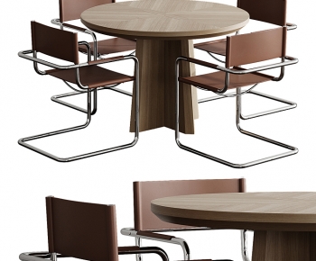 Modern Dining Table And Chairs-ID:509488117