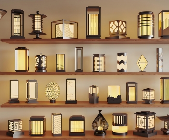 New Chinese Style Outdoor Light-ID:743505957