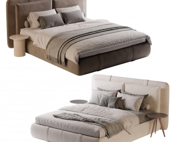 Modern Double Bed-ID:532279015