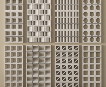 Modern Cement Brick Screen Partition-ID:688191896