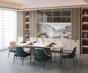New Chinese Style Dining Room-ID:891321904