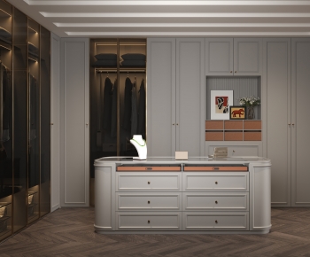 Simple European Style Clothes Storage Area-ID:525550812