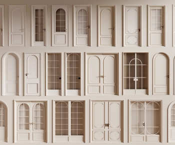 French Style Single Door-ID:827279195