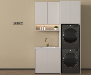 Modern Laundry Cabinet-ID:596229086