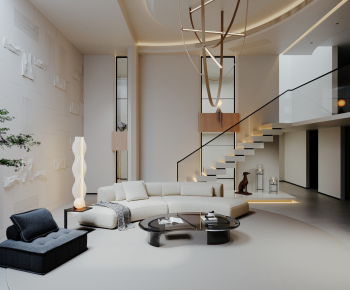 Modern A Living Room-ID:216104988