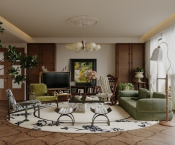 French Style A Living Room-ID:194755081