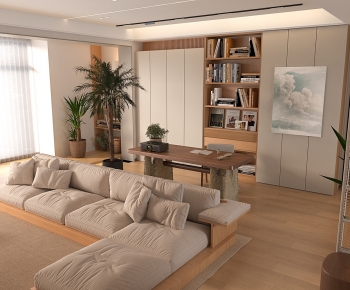 Modern A Living Room-ID:486605881