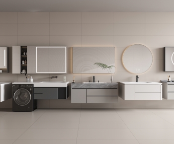 Modern Bathroom Cabinet-ID:965390925