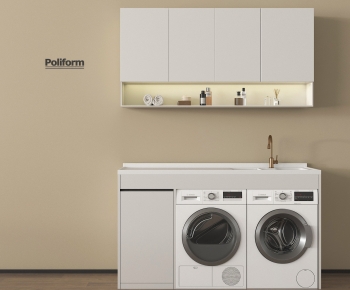 Modern Laundry Cabinet-ID:459373003