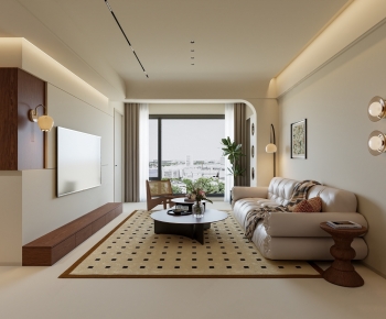 Modern A Living Room-ID:947742947