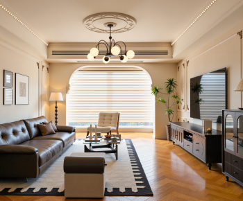 French Style A Living Room-ID:509609949