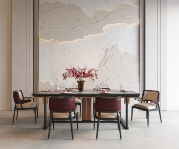 New Chinese Style Dining Table And Chairs-ID:139501098