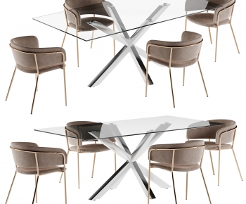 Modern Dining Table And Chairs-ID:400692948