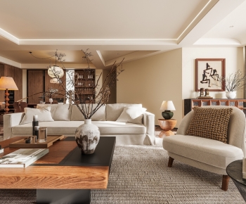 Modern A Living Room-ID:674450429