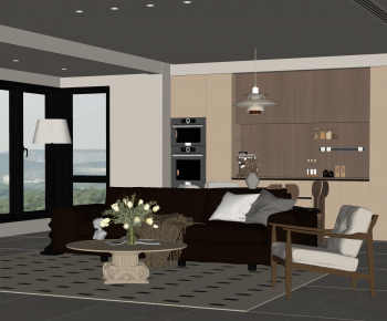 Modern A Living Room-ID:101270757