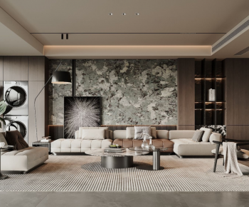 Modern A Living Room-ID:284678946