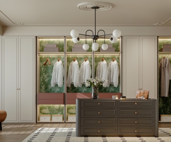 French Style Clothes Storage Area-ID:861854082