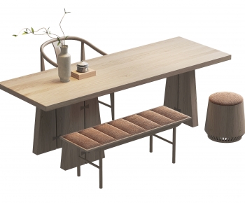 New Chinese Style Tea Tables And Chairs-ID:831382995