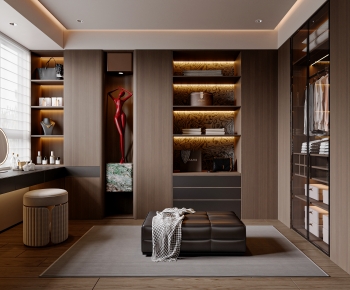 Modern Clothes Storage Area-ID:929491041
