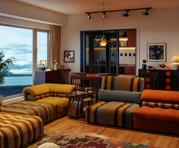 Modern A Living Room-ID:722600945