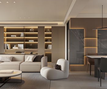 Modern A Living Room-ID:840302946