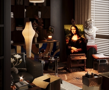 Modern A Living Room-ID:172379025