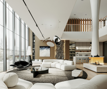 Modern A Living Room-ID:722174884