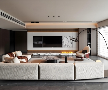 Modern A Living Room-ID:521364939