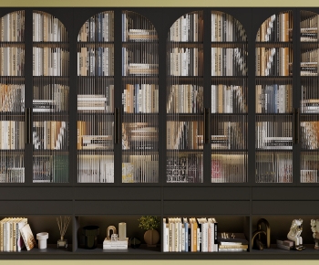 French Style Bookcase-ID:492197048