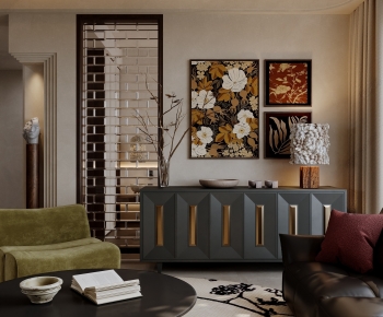 Modern A Living Room-ID:199736126