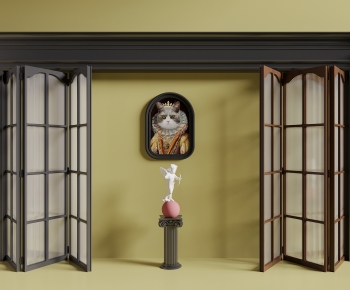 French Style Sliding Door-ID:665380957