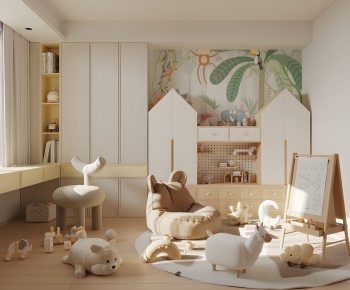 Modern Children's Room Activity Room-ID:832248939