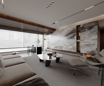 Modern A Living Room-ID:829886916