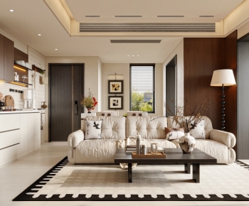 Modern A Living Room-ID:648559095