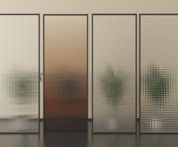 Modern Glass Screen Partition-ID:374315989