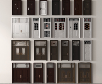 New Chinese Style Entrance Door-ID:926573046