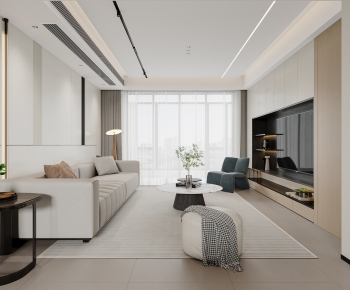 Modern A Living Room-ID:296626093