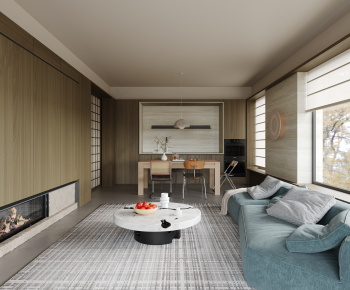 Modern A Living Room-ID:970391046