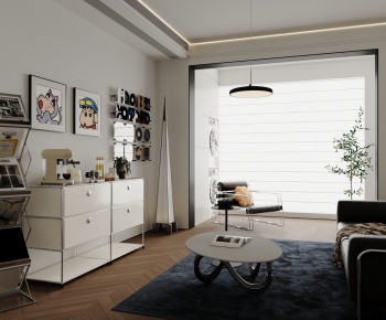 Modern A Living Room-ID:462438116