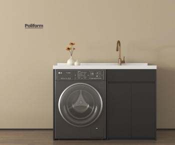 Modern Laundry Cabinet-ID:903445967