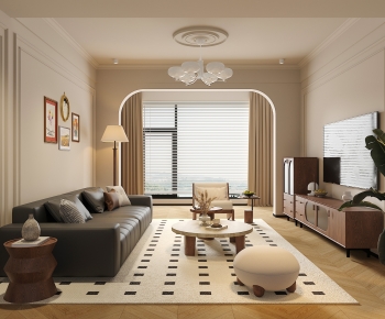 French Style A Living Room-ID:282026056