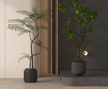 Modern Ground Green Plant Potted Plants-ID:402559042