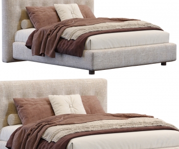 Modern Double Bed-ID:492307906