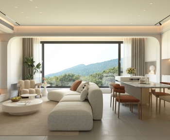 Modern A Living Room-ID:369901904