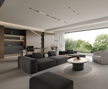 Modern A Living Room-ID:400960924